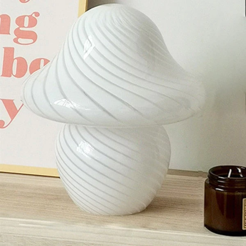 Gala Mushroom Glass LED Table Lamp
