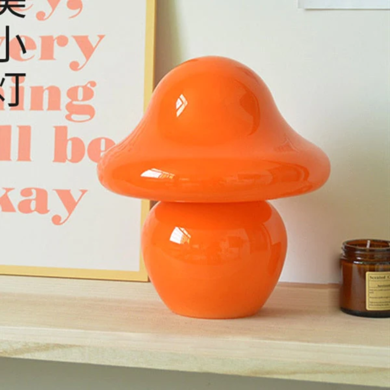 Gala Mushroom Glass LED Table Lamp