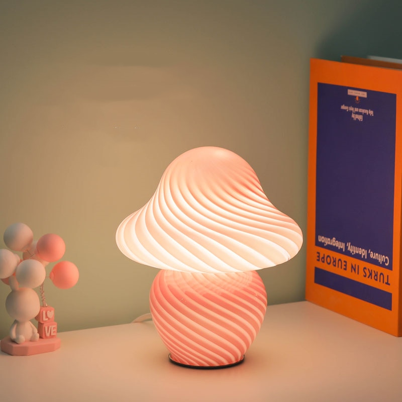 Gala Mushroom Glass LED Table Lamp