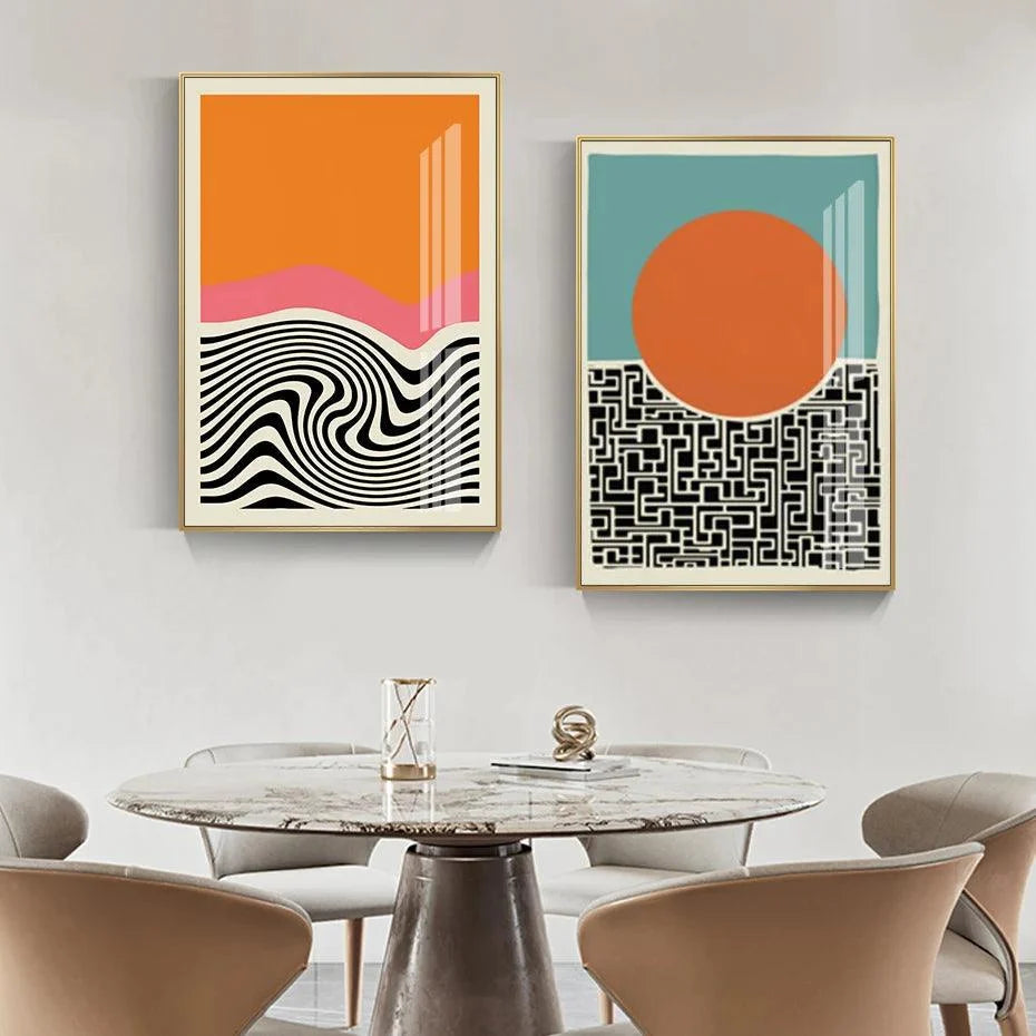 Modern Bright Colors Prints