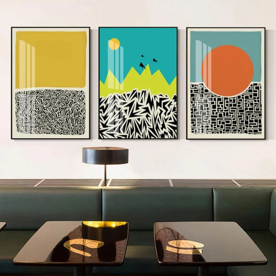 Modern Bright Colors Prints