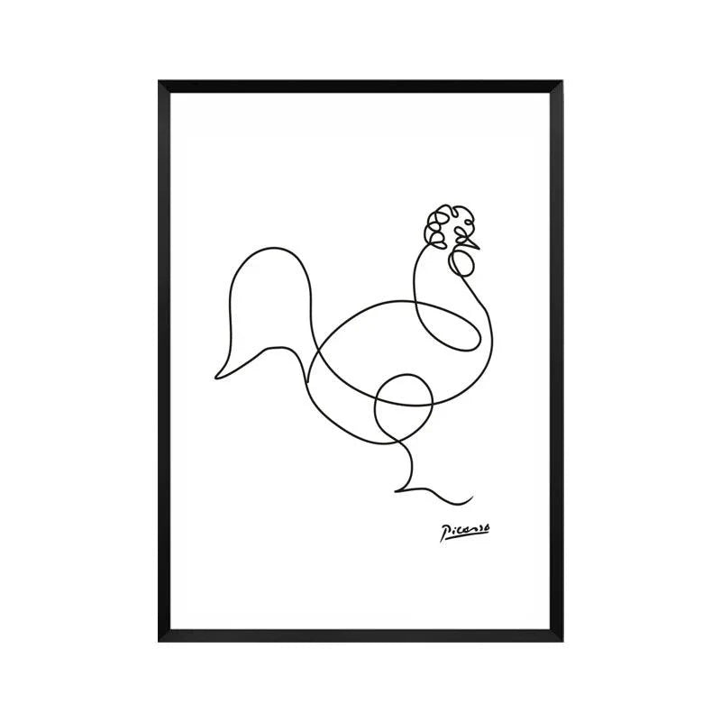Line Animals Prints