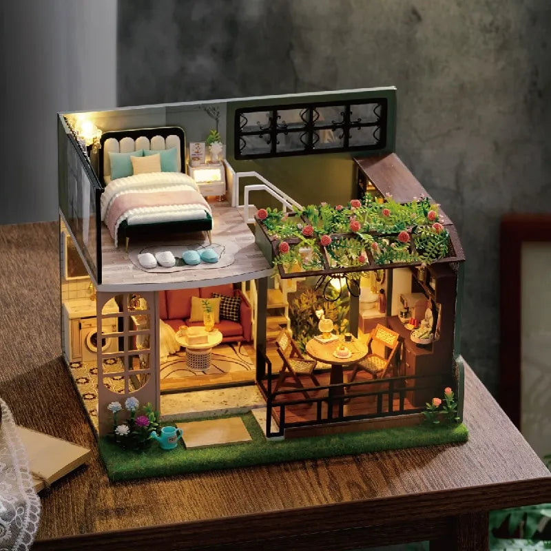 Half Of The Garden DIY Dollhouse Kit