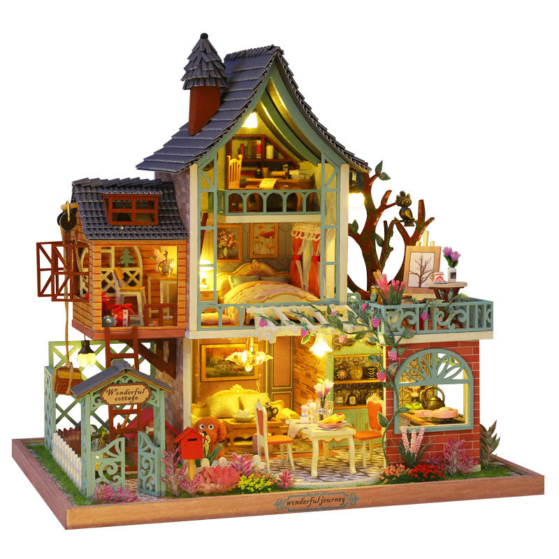 Happy Jungle Resort DIY Miniature House Kit