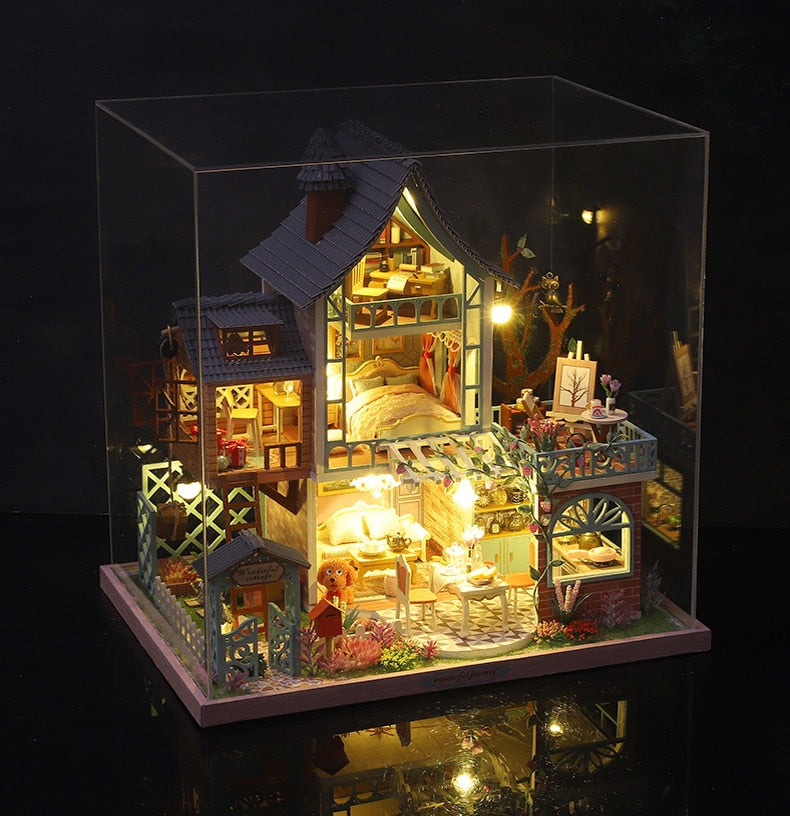 Happy Jungle Resort DIY Miniature House Kit
