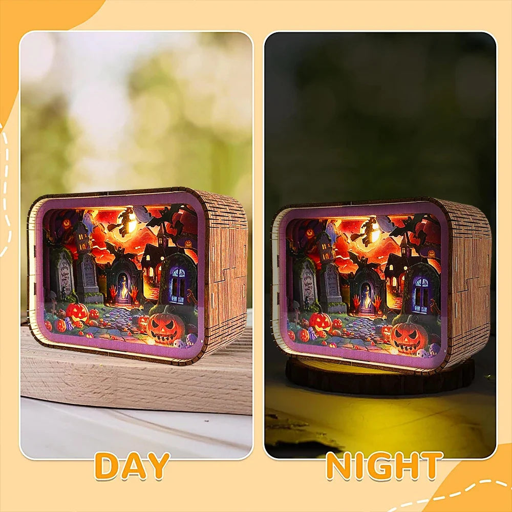 Halloween 3D Night Light Kit