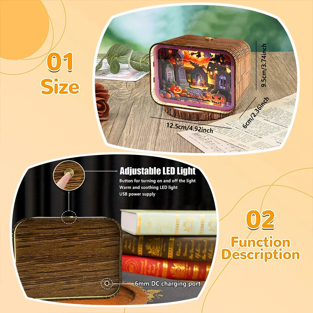 Halloween 3D Night Light Kit