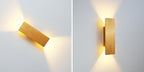 EdgeGlow — Brushed Aluminum LED Wall Sconce