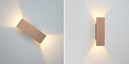 EdgeGlow — Brushed Aluminum LED Wall Sconce