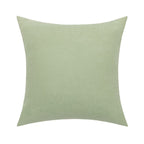 Linen Leaves Embroidery Cushion Covers