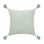 Linen Leaves Embroidery Cushion Covers