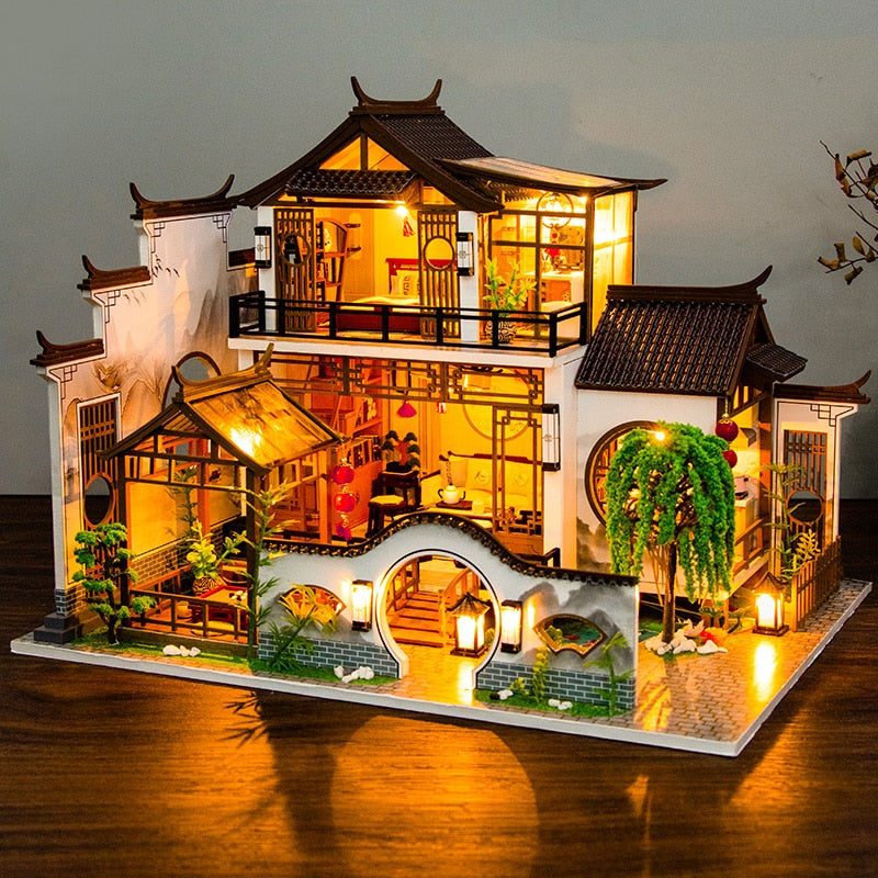 music cover doll DIY Miniature House Kit