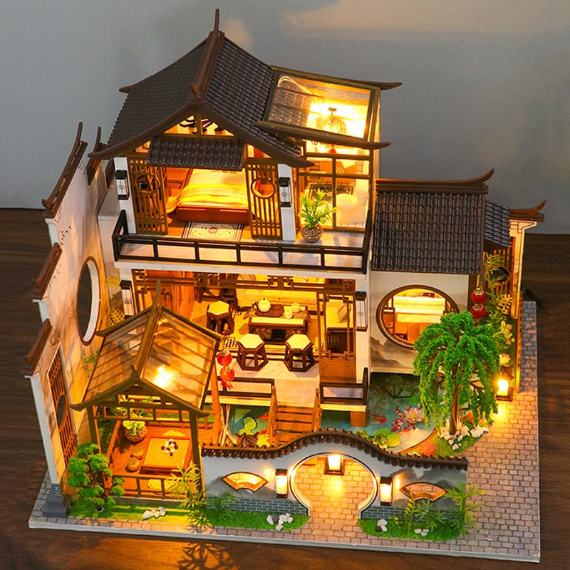 music cover doll DIY Miniature House Kit