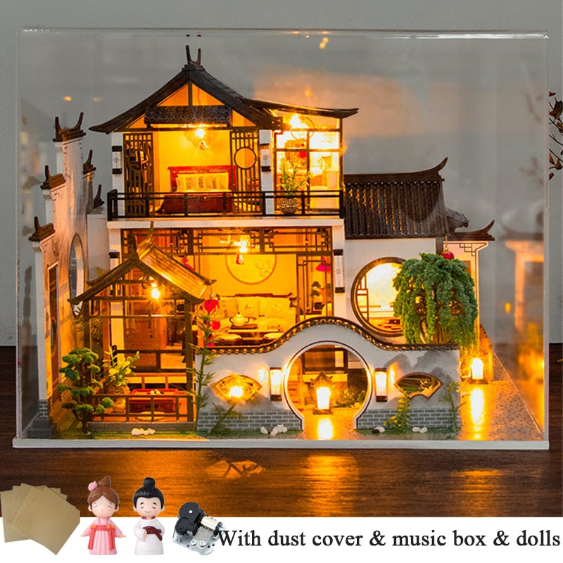 Music Cover Doll DIY Miniature House Kit
