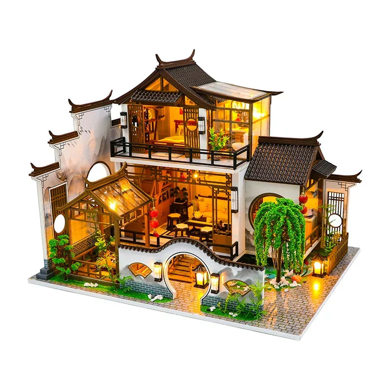 music cover doll DIY Miniature House Kit