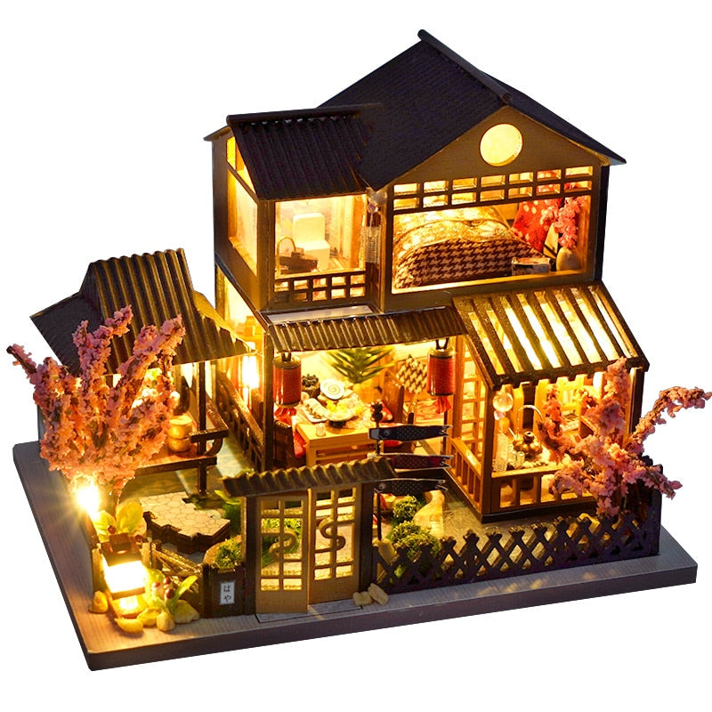 Japanese Garden House DIY Dollhouse Kit
