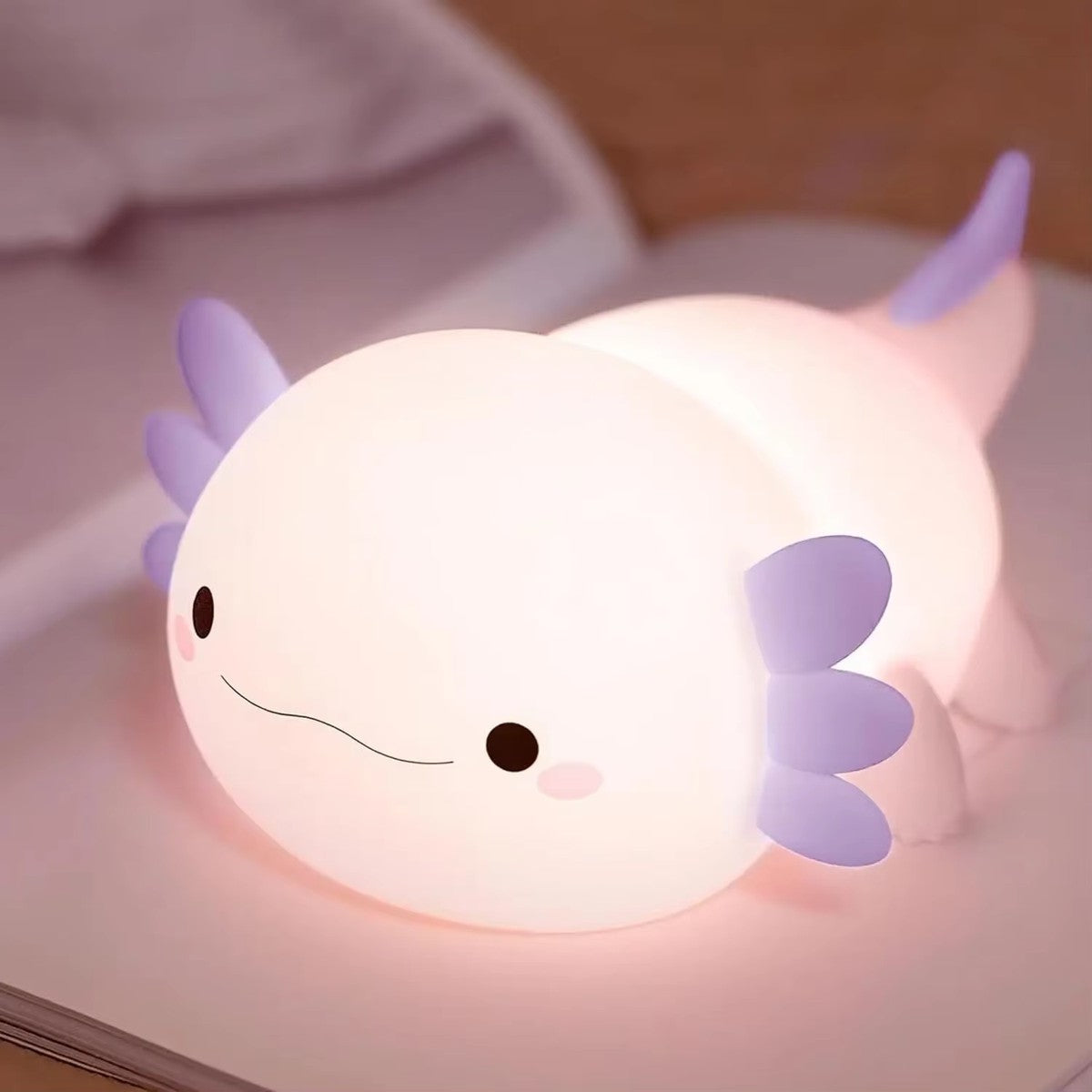 Kawaii Axolotl Silicone Night Light