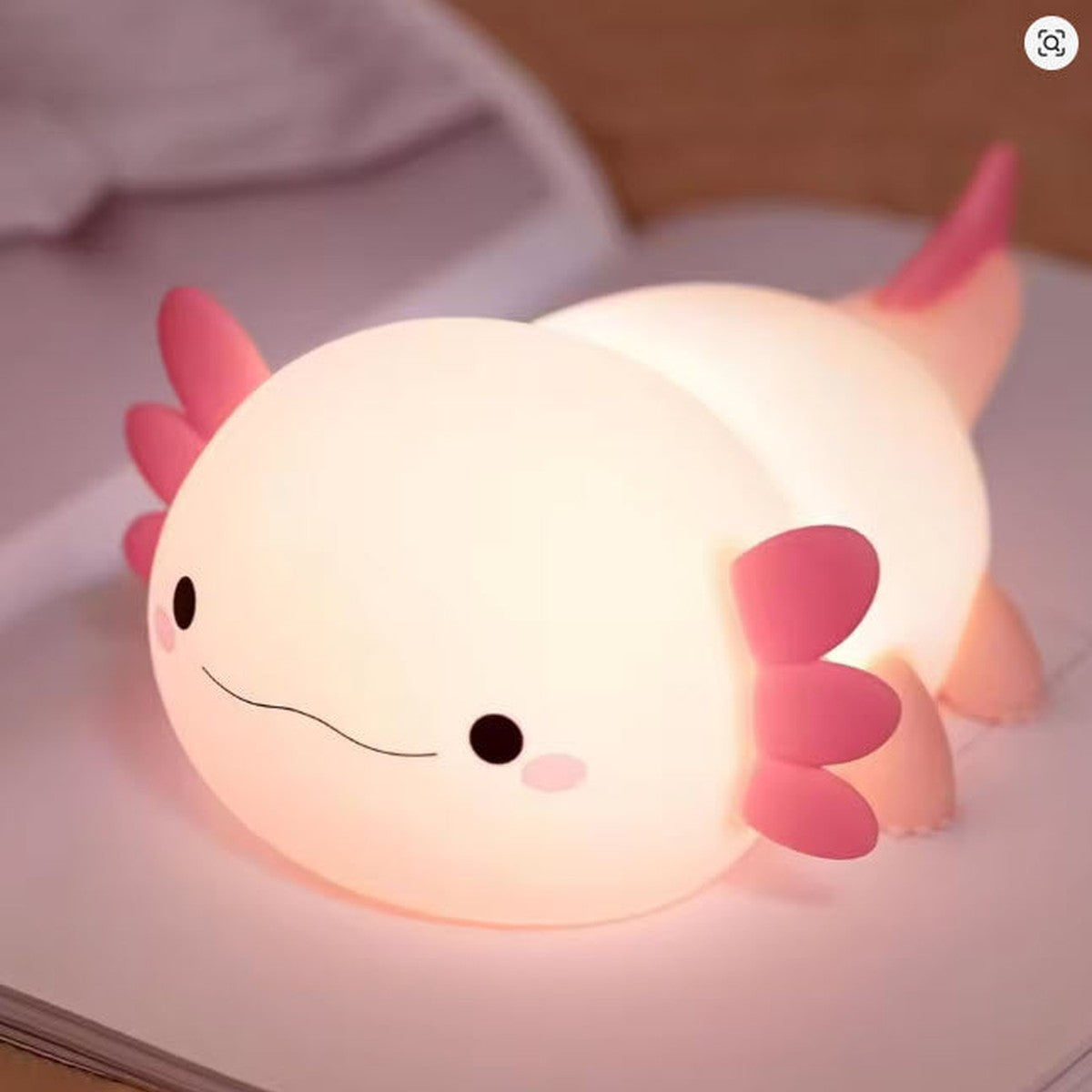 Kawaii Axolotl Silicone Night Light