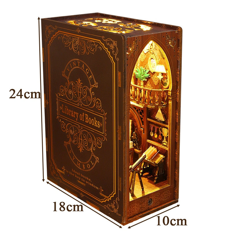 Library Of Books DIY Book Nook Kit