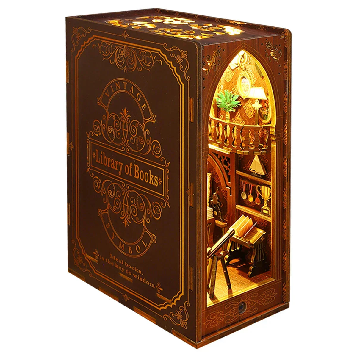 Library Of Books DIY Book Nook Kit