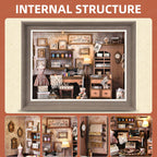 Lily Sewing Shop Miniature With LED Lights