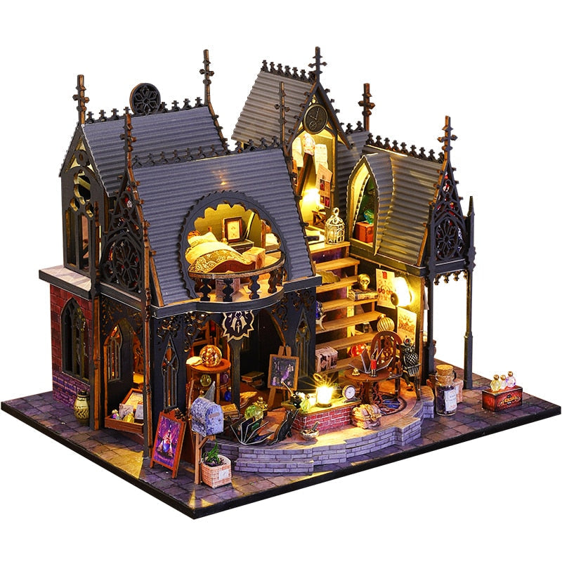 Luna Magic Retro DIY Miniature House Kit