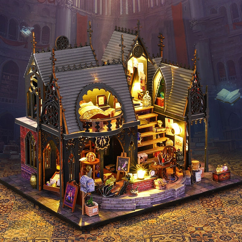 Luna Magic Retro DIY Miniature House Kit