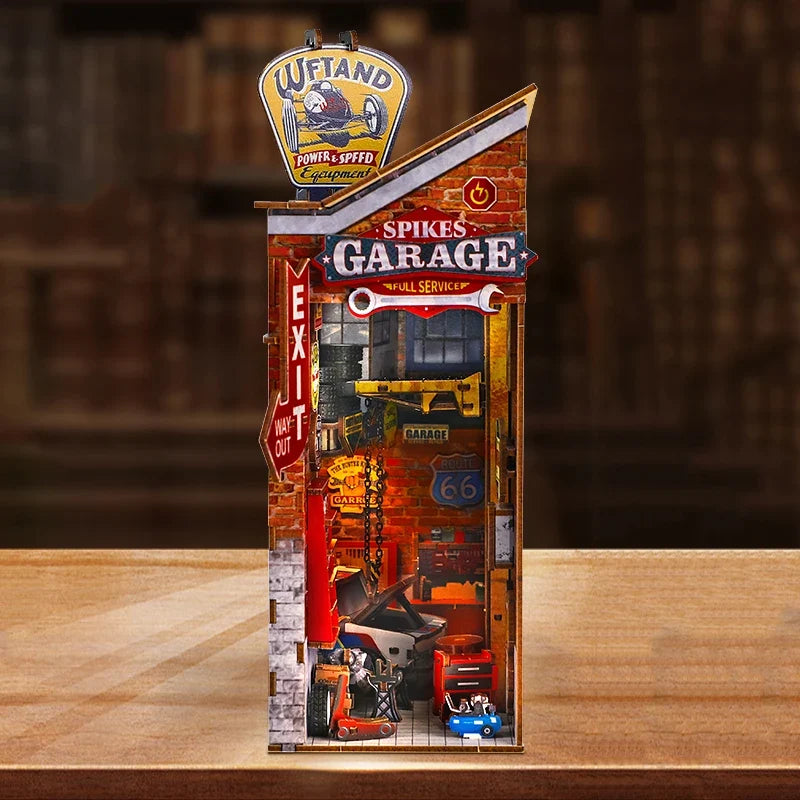 Mechanic Garage DIY Book Nook Kit