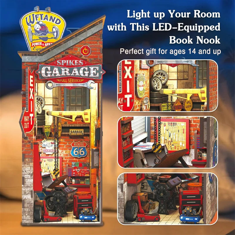 Mechanic Garage DIY Book Nook Kit