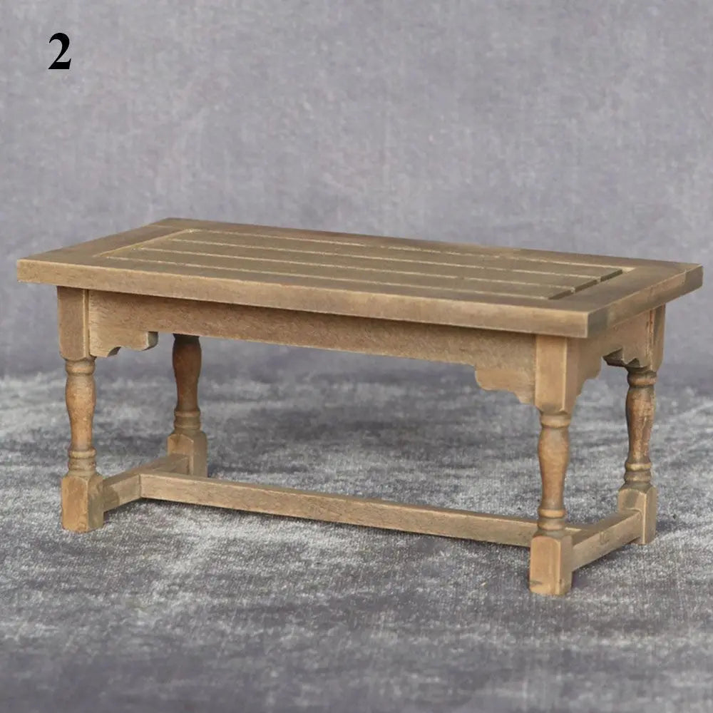 Dollhouse Wooden Dining Set 1:12