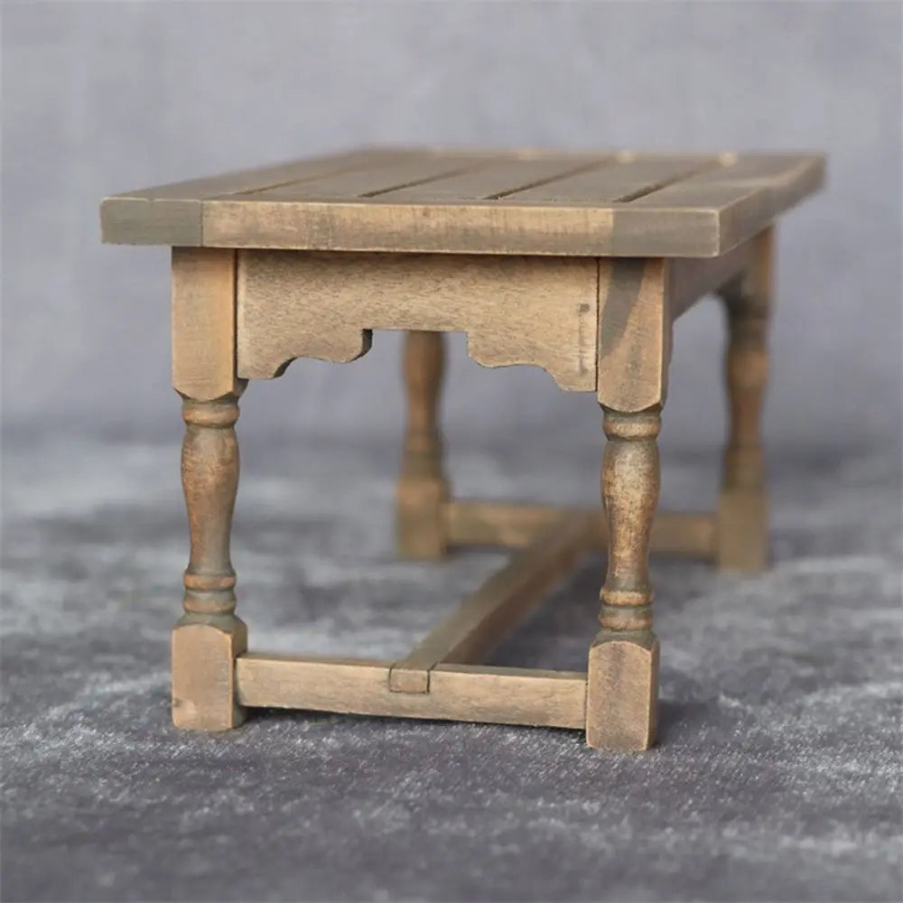 Dollhouse Wooden Dining Set 1:12