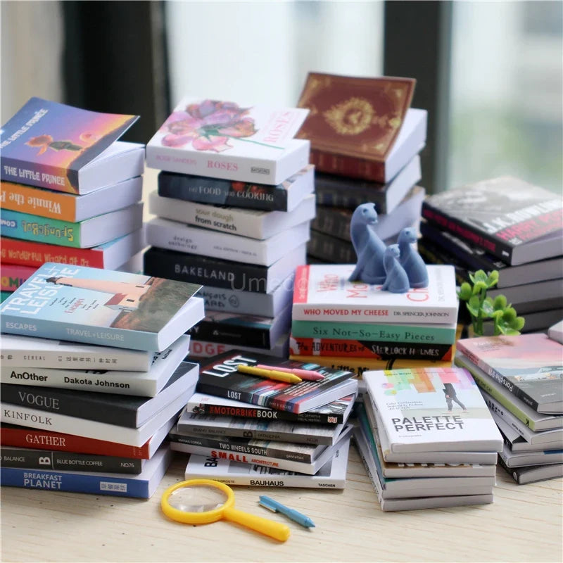 Dollhouse Books Set 1:6 Scale