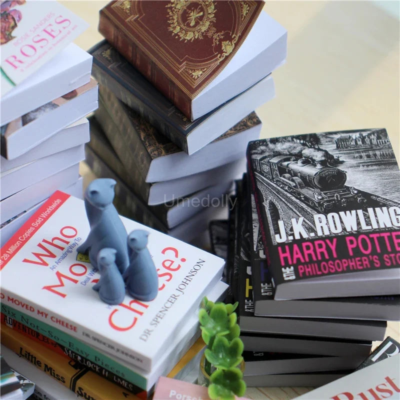 Dollhouse Books Set 1:6 Scale