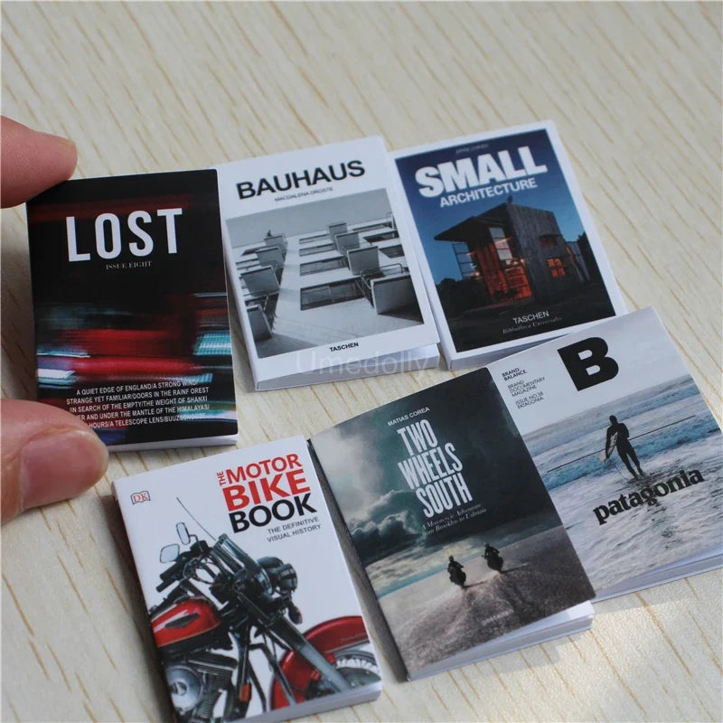 Dollhouse Books Set 1:6 Scale