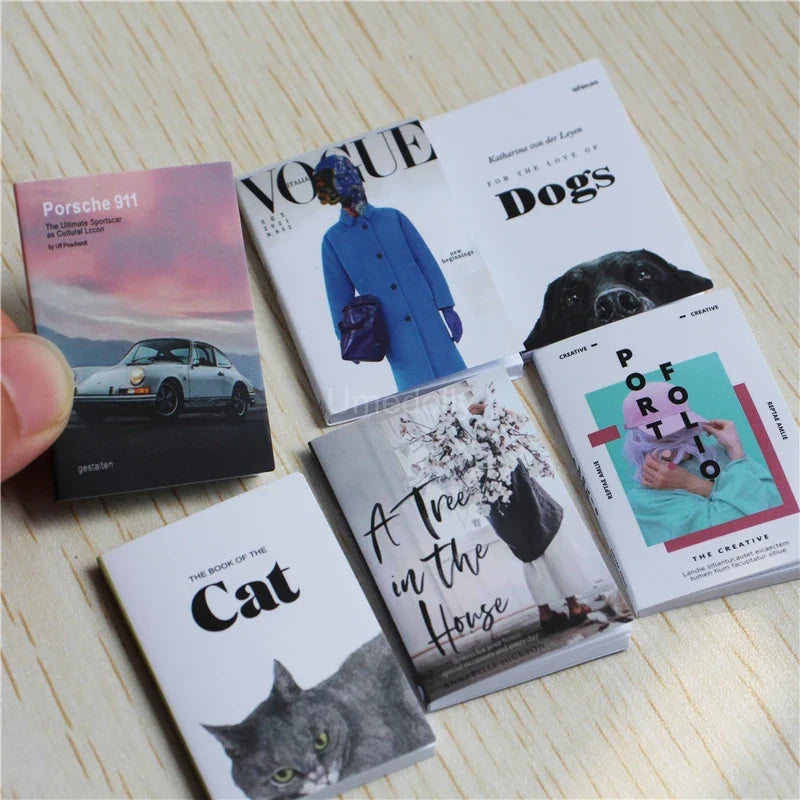 Dollhouse Books Set 1:6 Scale