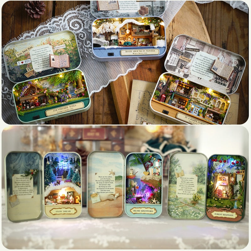 Winter Tin Box Theatre Miniature