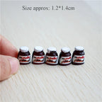Dollhouse Bottle Set Miniature