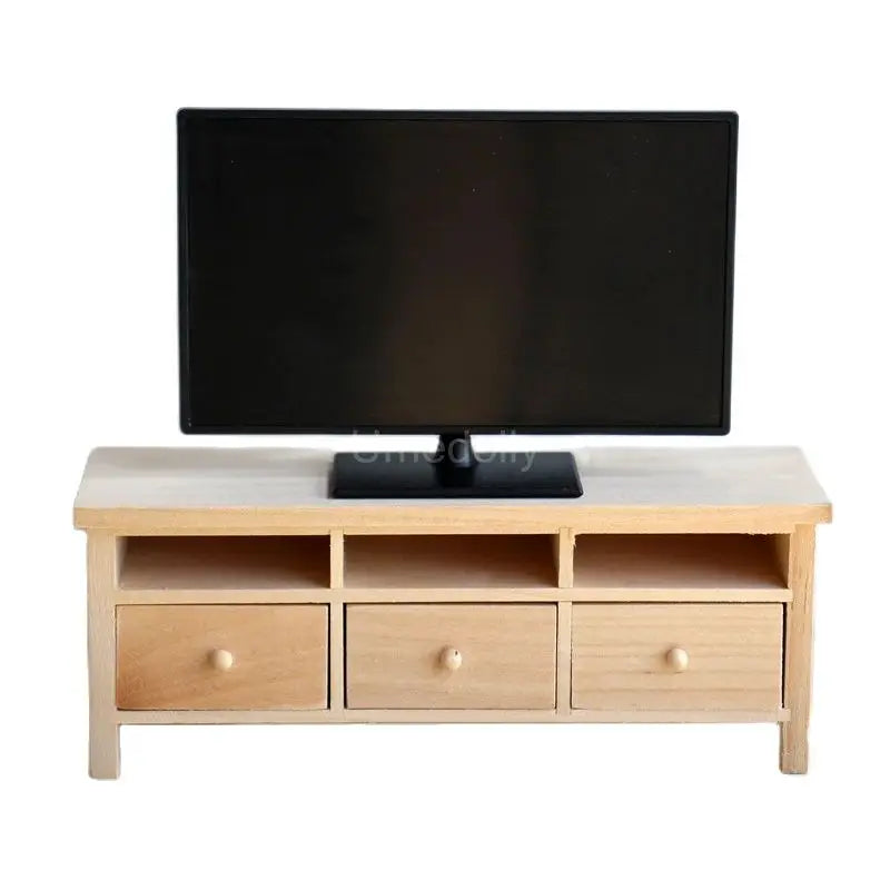 Dollhouse TV Bench 1:6 Scale