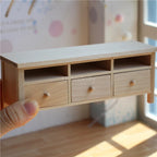 Dollhouse TV Bench 1:6 Scale