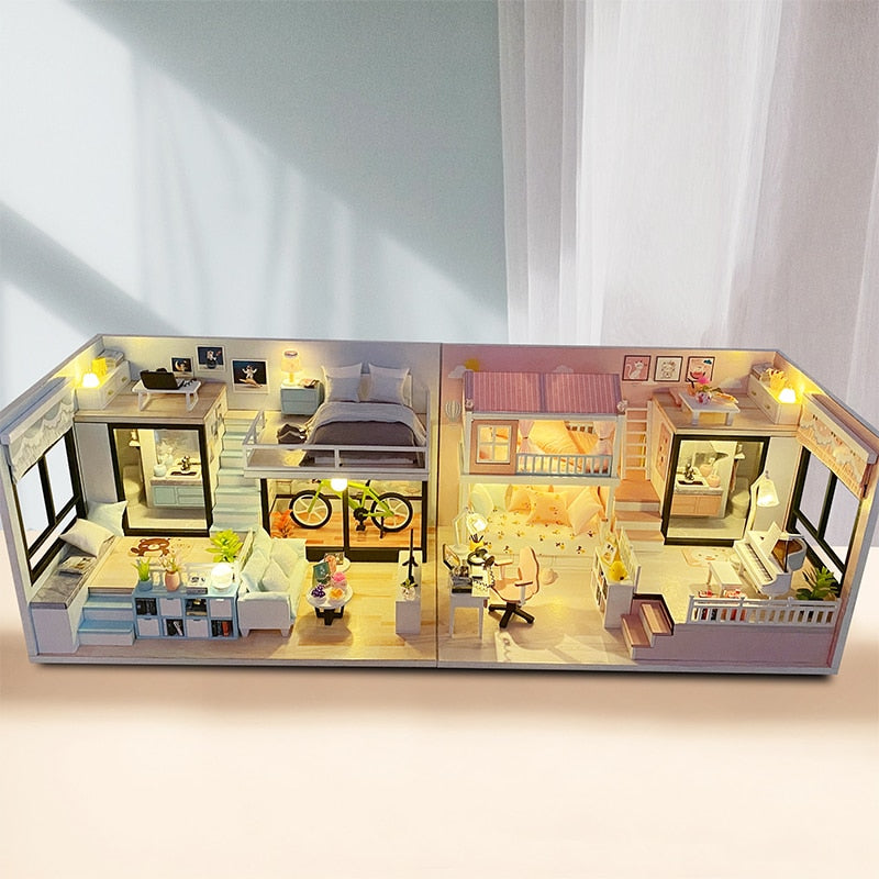 Modern Loft V2 DIY Dollhouse Kit