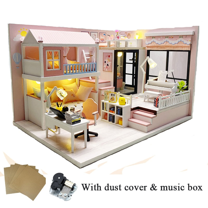 Modern Loft V2 DIY Dollhouse Kit