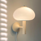 Mushroom Cap Glass Wall Lamp