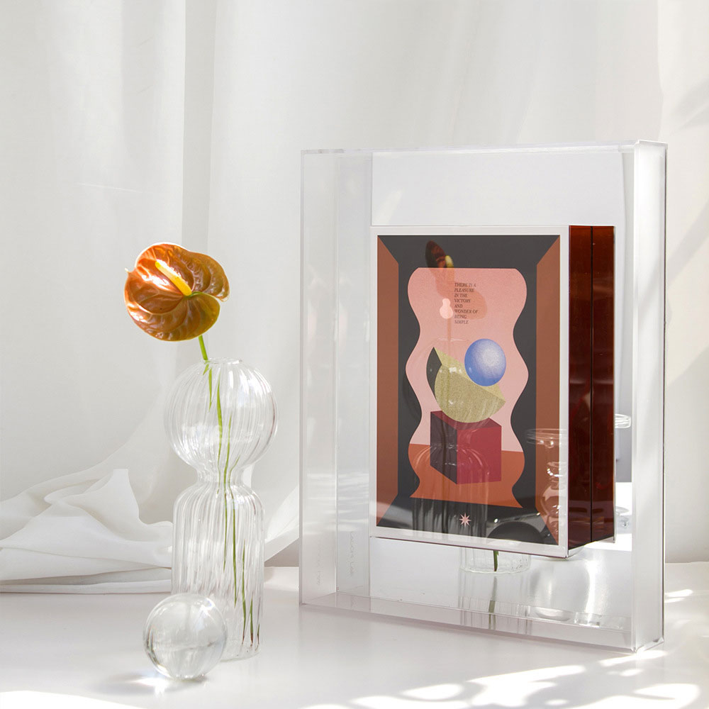 Neon Dreams Chameleon Picture Frame