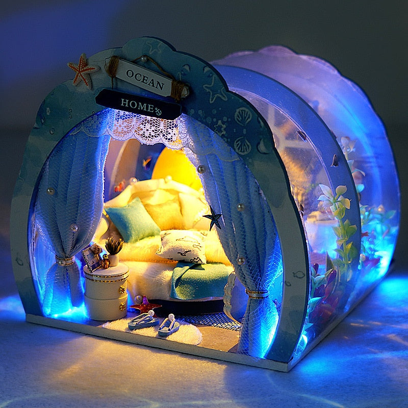 Ocean Room Room DIY Miniature House Kit