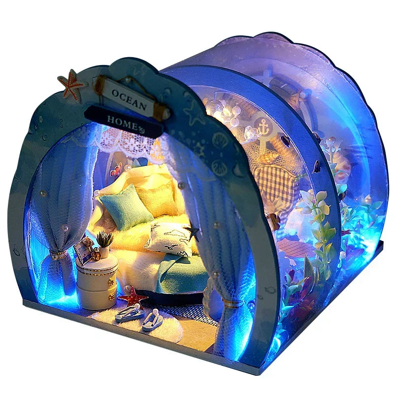 Ocean Room Room DIY Miniature House Kit