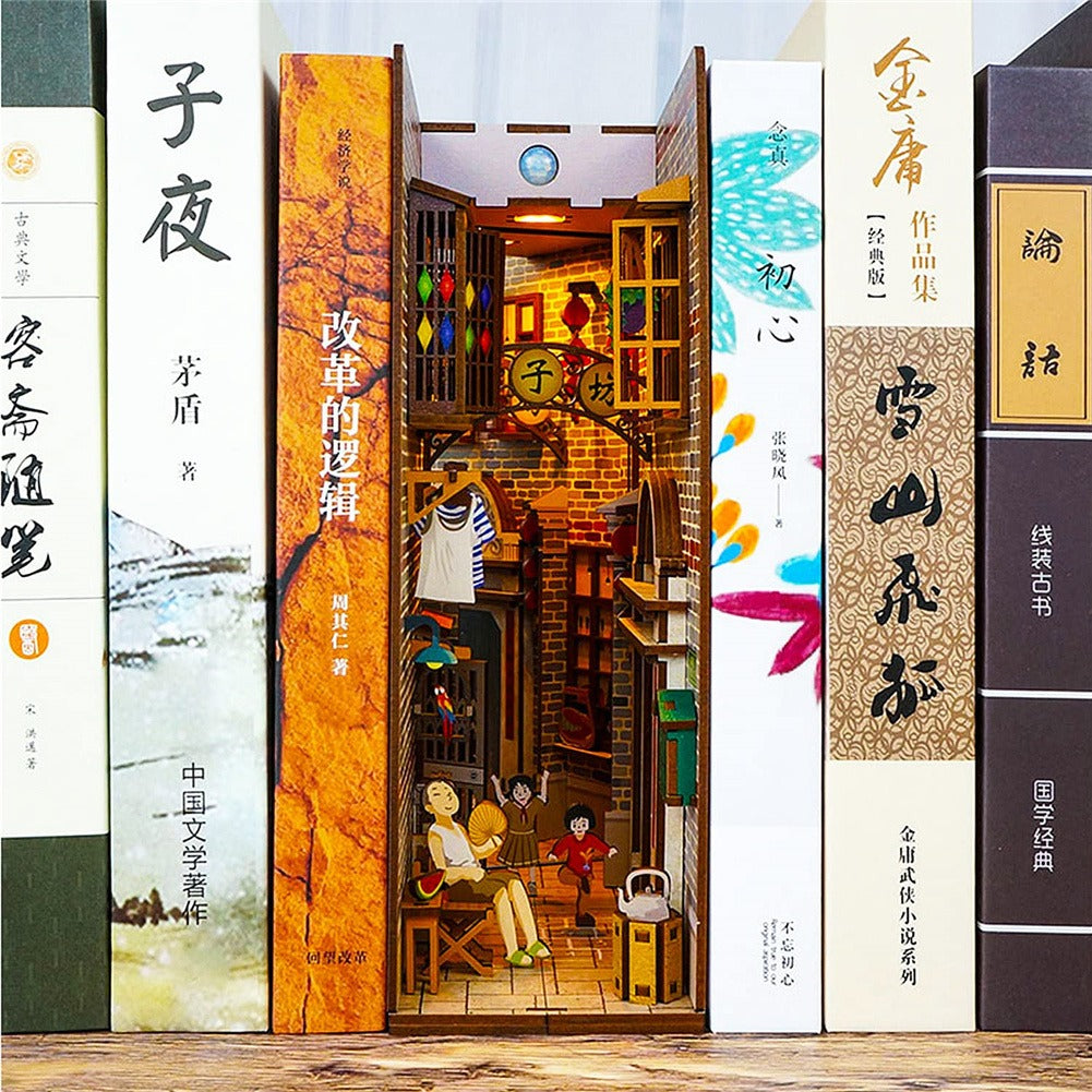 Old Times Of City DIY Book Nook Kit