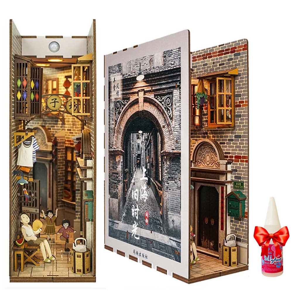Old Times Of City DIY Book Nook Kit