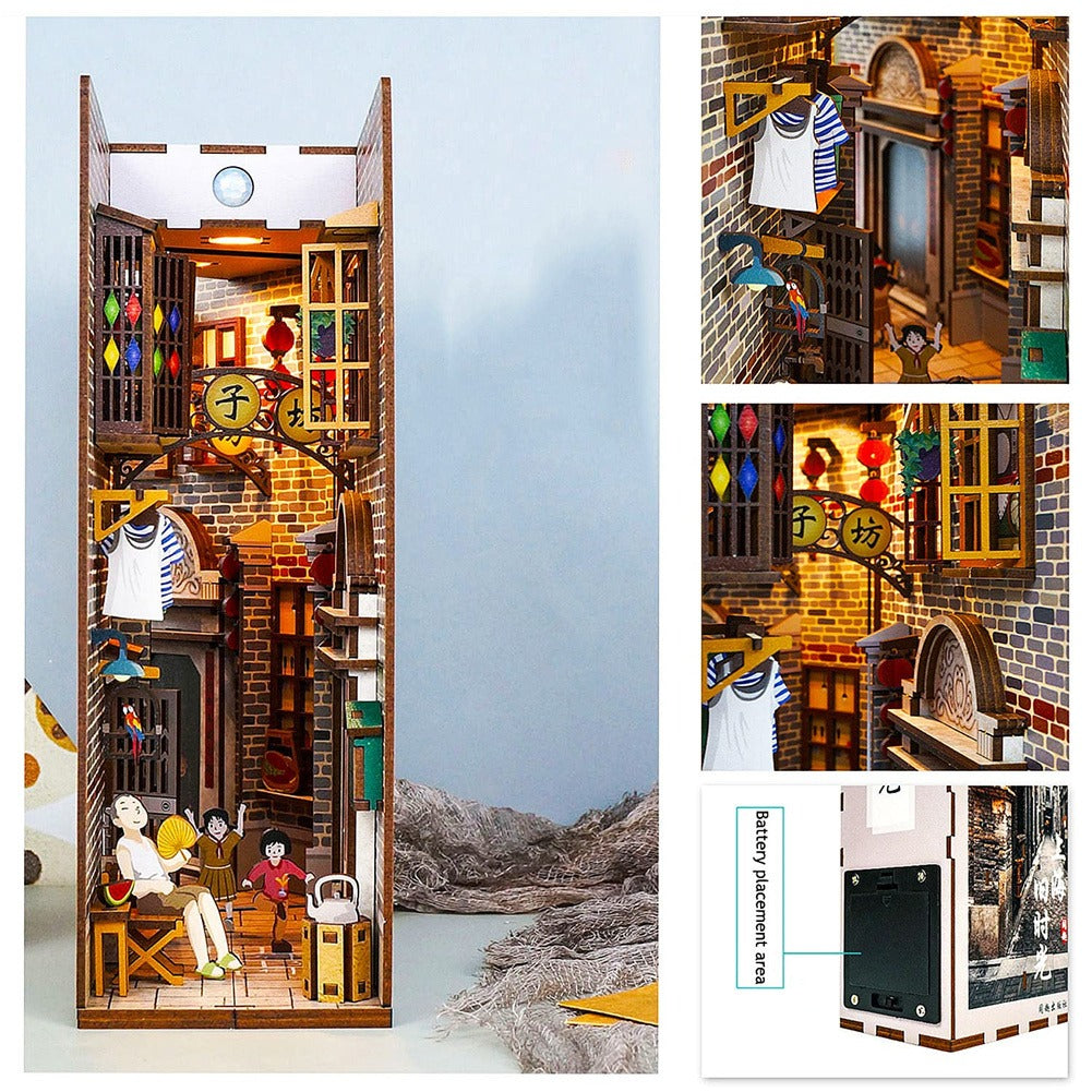 Old Times Of City DIY Book Nook Kit