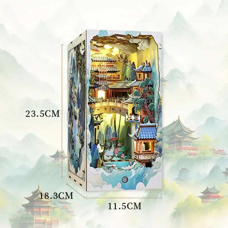 Penglai Wonderland Book Nook Mystical Chinese Fantasy DIY Kit