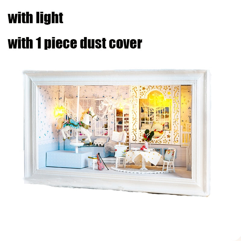 Princess Dream DIY Wooden Frame Dollhouse Kit